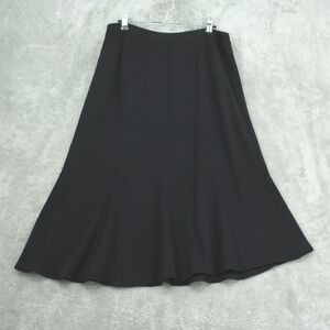 Eileen Fisher Skirt Womens XL Wool Blend Italian Panel Modest Pull On Capsule